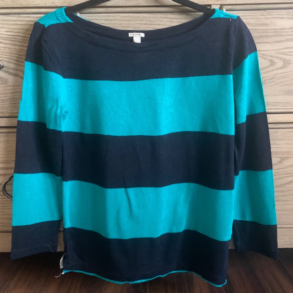 J Crew Sweater Striped XS